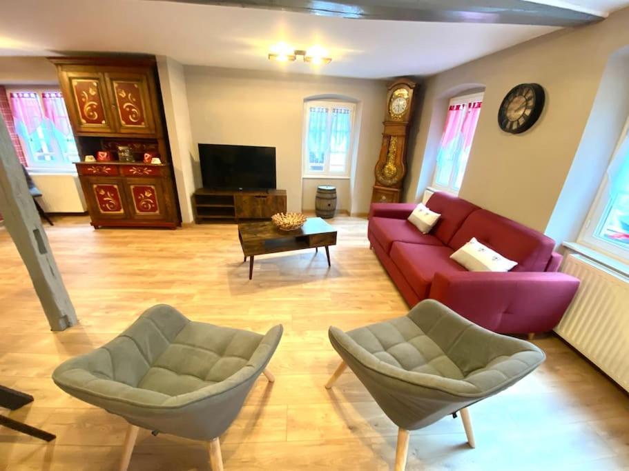 Gite Classe 4 Etoiles  La Maison Du Tonnelier Oberbronn Exteriér fotografie